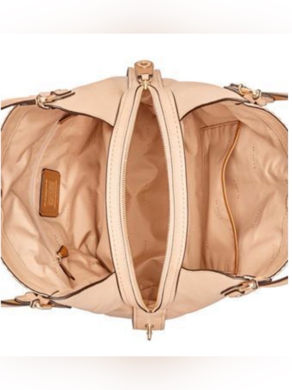 Coach NWT Legacy Jacquard Edie Tan/Beechwood Shoulder Bag w/ Dustbag - Picture 2 of 9